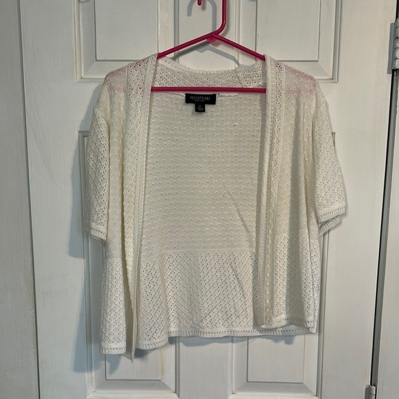 Perceptions white light weight sweater size XL - Picture 1 of 3